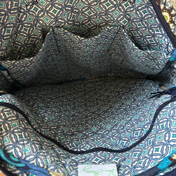 Vera Bradley Floral Blue and White Bag - Picture 7 of 8